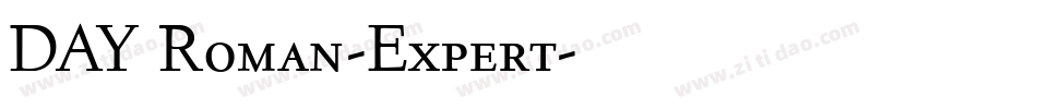 DAY Roman-Expert字体转换